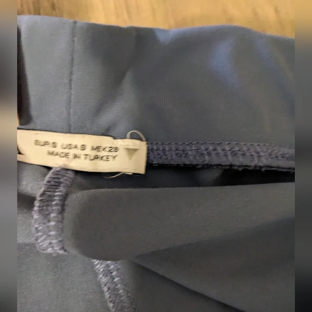 Zara blue pants slit leg - Picture 9 of 9